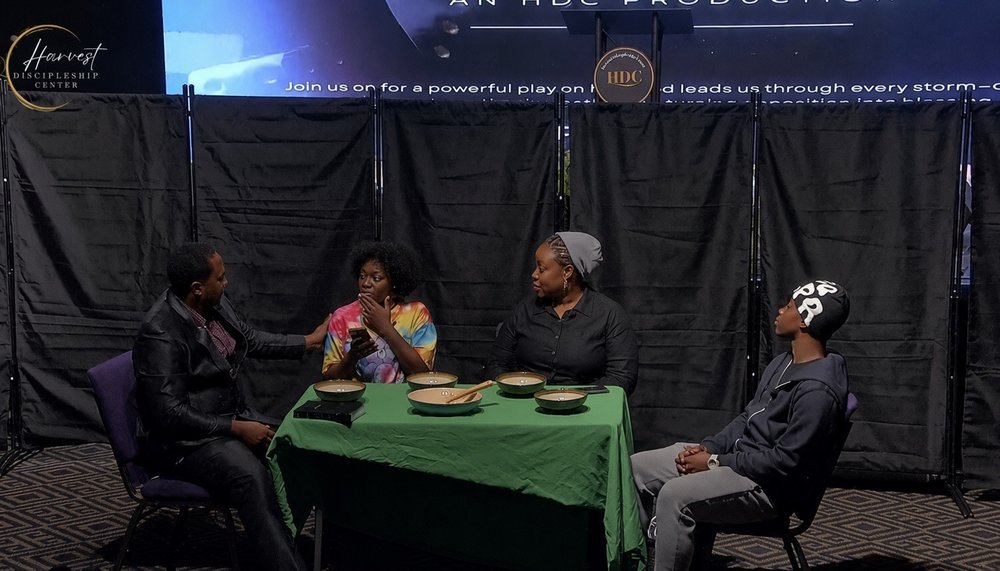 A scene from the Can't Turn Back Easter production